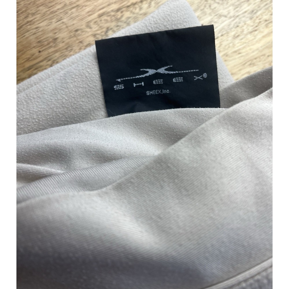 Sheex Sheet Set Queen Size Beige Fitted, Flat And One Pillow Case 92/8% Blend